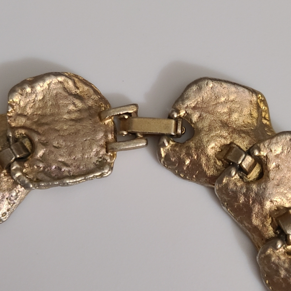 Vintage Kjl Gingko Leaves Necklace Kenneth Jay La… - image 8